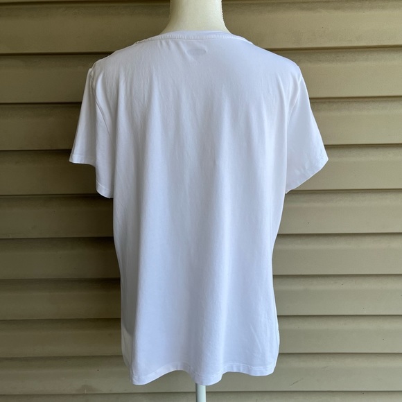•Old Navy• NWOT Slim Fit White Short Sleeve T-shirt - Size XXL - Picture 5 of 7